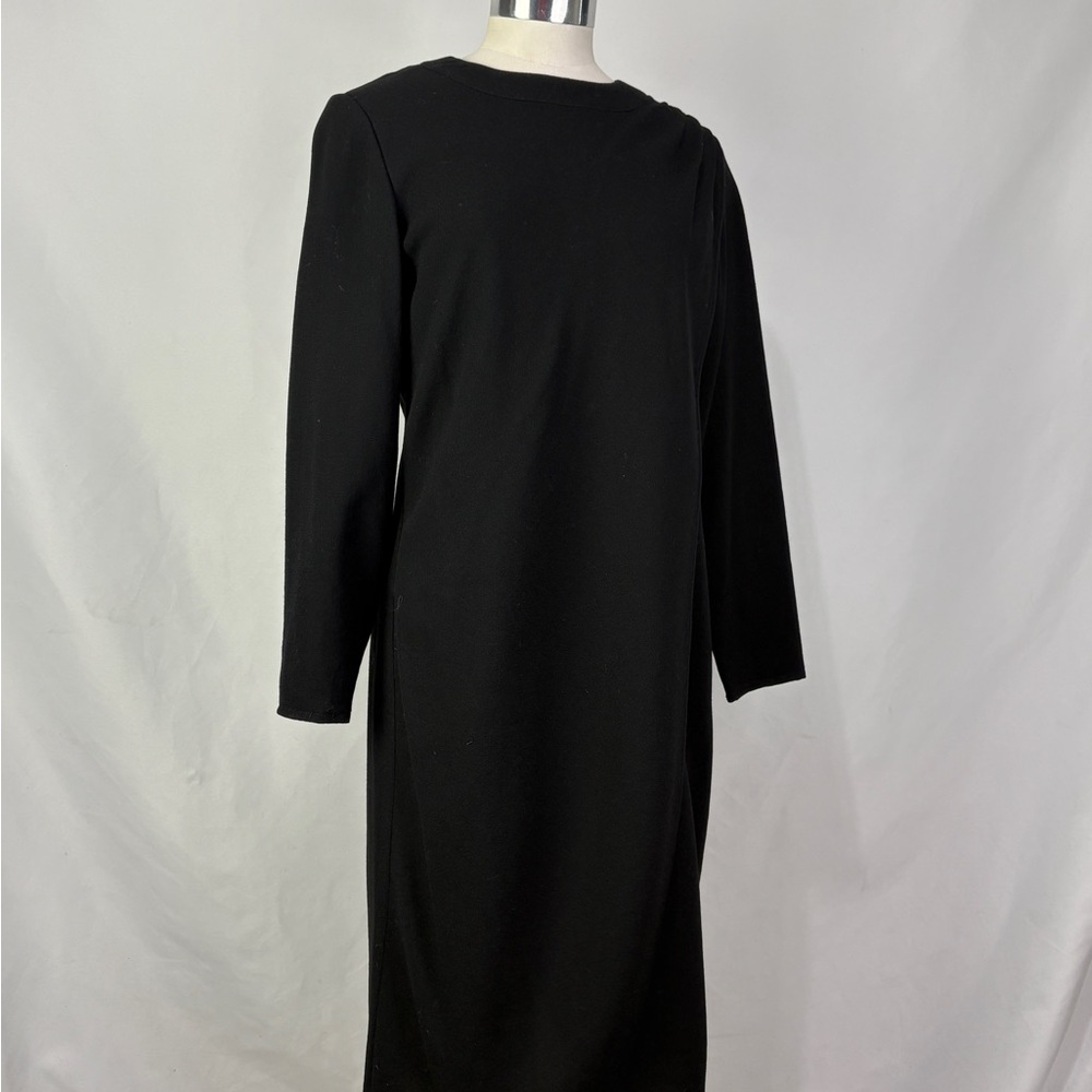Valentino Classic Black Long Sleeve Dress